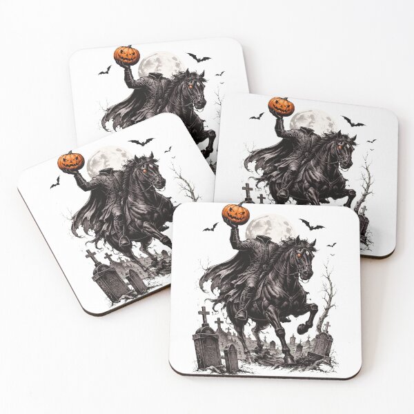 Item preview, Spooky Horseman Halloween Graveyard Moon designed and sold by JasonGard86375.
