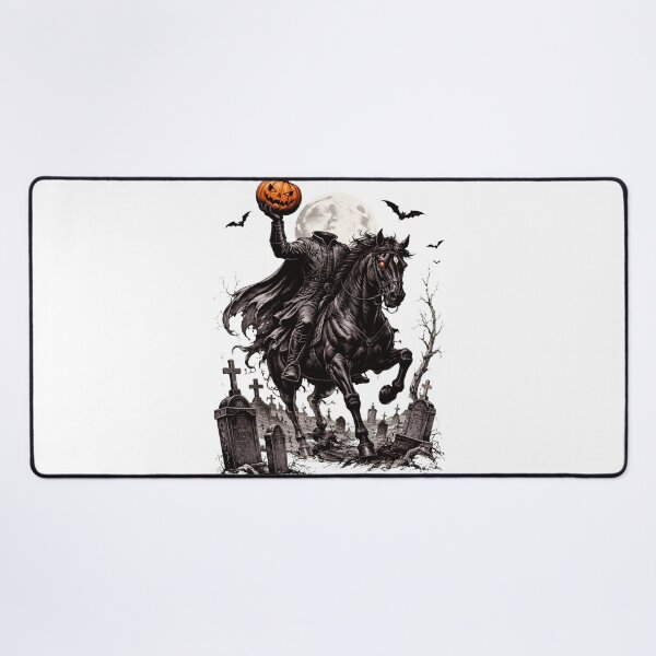 Item preview, Spooky Horseman Halloween Graveyard Moon designed and sold by JasonGard86375.