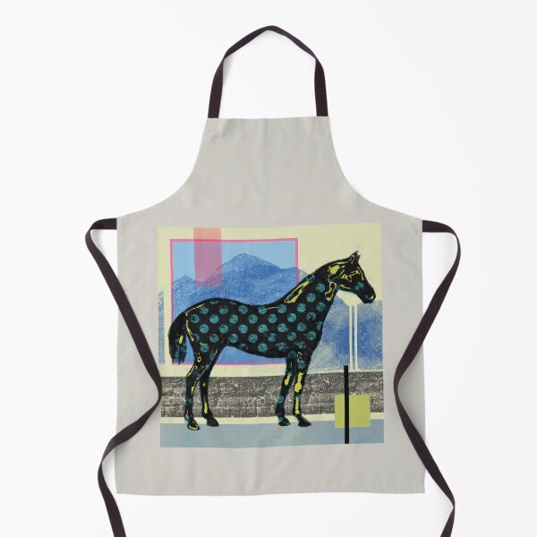 Item preview, Abstract Glitch Horse in Geometric Landscape #3 designed and sold by MikZviagin.