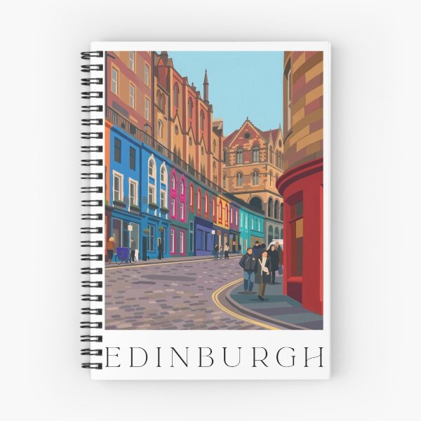 Item preview, Rainbows on the Cobbles: The Magical Curve of Victoria Street Edinburgh designed and sold by S-and-W-4ever.