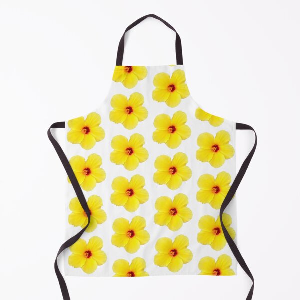 Item preview, Bright Yellow Tropical Hibiscus Red Center designed and sold by octozap.