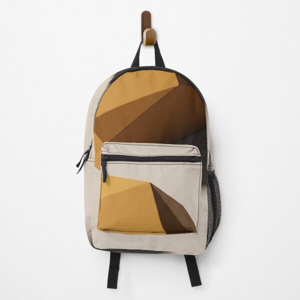Item preview, Minimalist Ochre Geometric Sculpture with Deep Shadow designed and sold by Zaramodo.