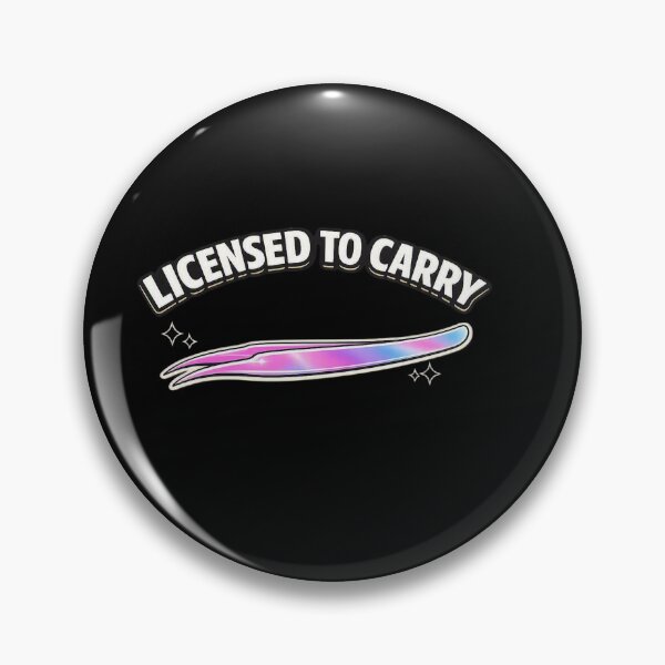 Item preview, Licensed to Carry Holographic Tweezers Sticker for Lash Artists designed and sold by Timeless Junction.