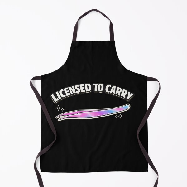 Item preview, Licensed to Carry Holographic Tweezers Sticker for Lash Artists designed and sold by Timeless Junction.