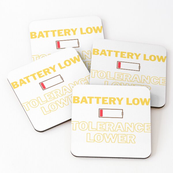 Item preview, Battery Low Tolerance Lower - Introvert Low Battery Design designed and sold by WordsClub.