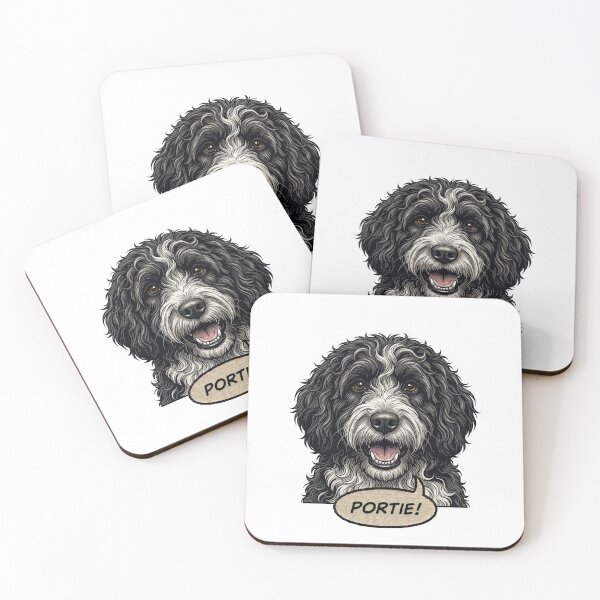 Item preview, Portuguese Water Dog Retro Vintage Comic Art – Fisherman's Best Friend designed and sold by Pfotenfaden.