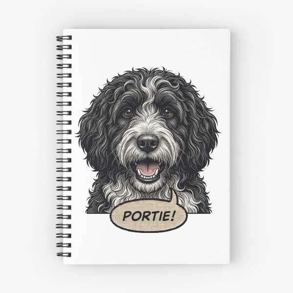 Item preview, Portuguese Water Dog Retro Vintage Comic Art – Fisherman's Best Friend designed and sold by Pfotenfaden.