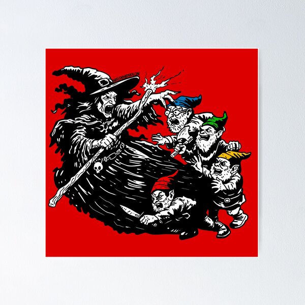 Item preview, Witch vs. Gnomes designed and sold by HarleyWarren.