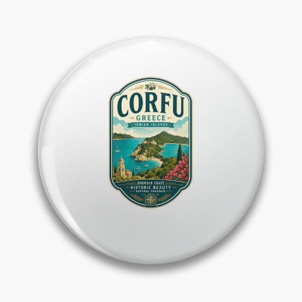 Item preview, Corfu Greece Ionian Islands Travel Vacation Souvenir Emerald Coast Historic Beauty Natural Paradise designed and sold by Star3NowForMe.