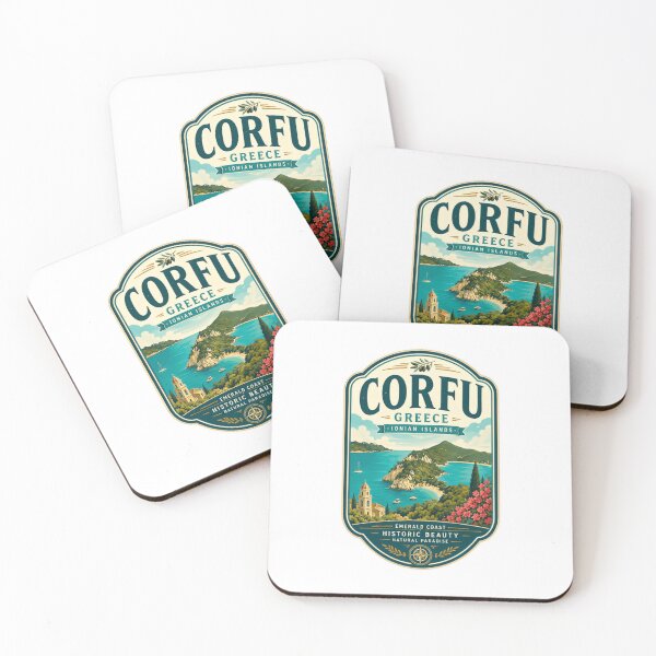 Item preview, Corfu Greece Ionian Islands Travel Vacation Souvenir Emerald Coast Historic Beauty Natural Paradise designed and sold by Star3NowForMe.