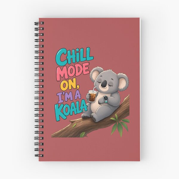 Item preview, Chill Mode On Koala Tee designed and sold by InkWeaveShop.