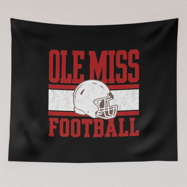 Item preview, Ole Miss Football Helmet Typography Graphic designed and sold by MichaelKi32145.