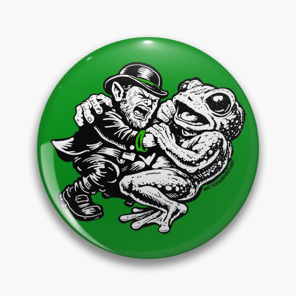 Item preview, Leprechaun vs. The Loveland Frogman designed and sold by HarleyWarren.