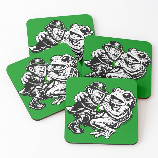 Item preview, Leprechaun vs. The Loveland Frogman designed and sold by HarleyWarren.