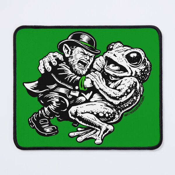 Item preview, Leprechaun vs. The Loveland Frogman designed and sold by HarleyWarren.