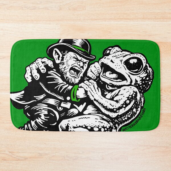 Item preview, Leprechaun vs. The Loveland Frogman designed and sold by HarleyWarren.