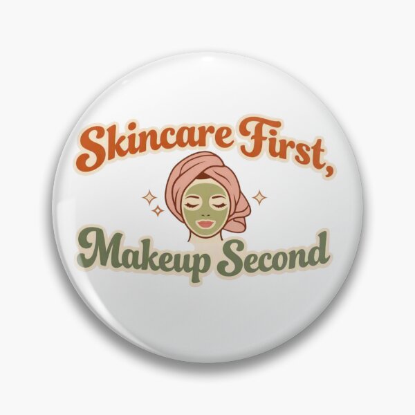 Item preview, Skincare First Makeup Second Retro Boho Beauty Poster designed and sold by Timeless Junction.