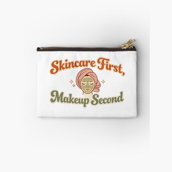 Item preview, Skincare First Makeup Second Retro Boho Beauty Poster designed and sold by Timeless Junction.