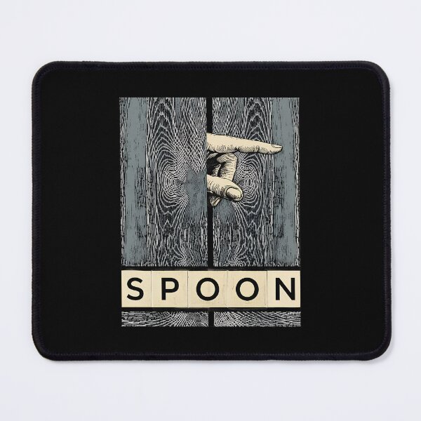 Item preview, Pointing Hand SPOON Woodcut Style-28 designed and sold by PenguinBluestar.