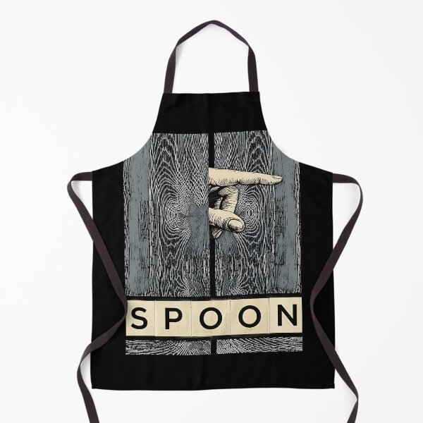Item preview, Pointing Hand SPOON Woodcut Style-28 designed and sold by PenguinBluestar.