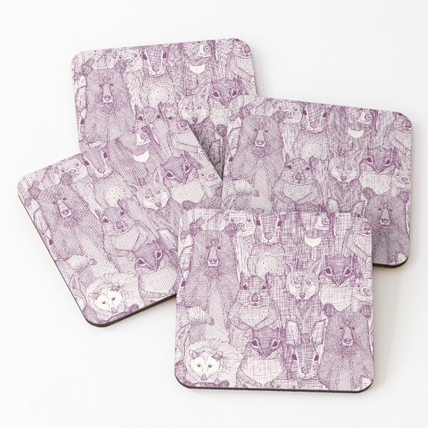 Item preview, North Carolina mammals purple designed and sold by scrummy.