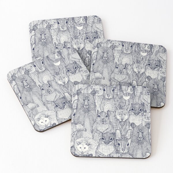 Item preview, North Carolina mammals blue designed and sold by scrummy.