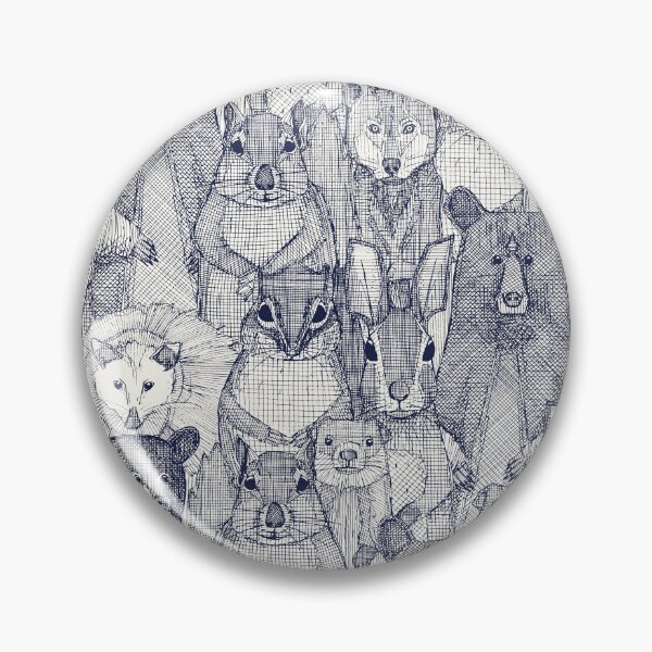 Item preview, North Carolina mammals blue designed and sold by scrummy.