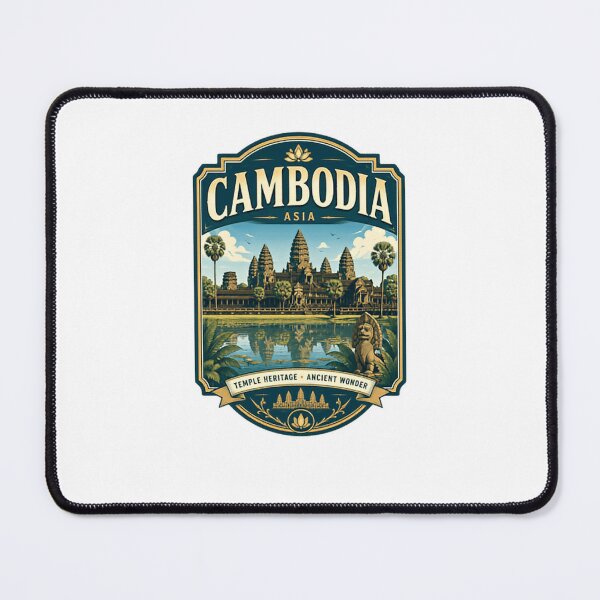 Item preview, Cambodia Asia Temple Heritage Ancient Wonder Travel Souvenir designed and sold by Star3NowForMe.