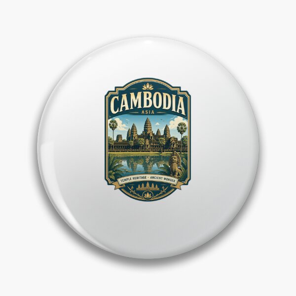 Item preview, Cambodia Asia Temple Heritage Ancient Wonder Travel Souvenir designed and sold by Star3NowForMe.