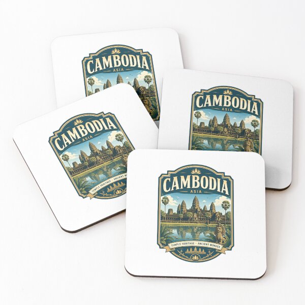 Item preview, Cambodia Asia Temple Heritage Ancient Wonder Travel Souvenir designed and sold by Star3NowForMe.