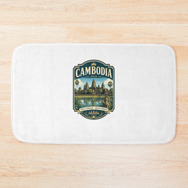 Item preview, Cambodia Asia Temple Heritage Ancient Wonder Travel Souvenir designed and sold by Star3NowForMe.