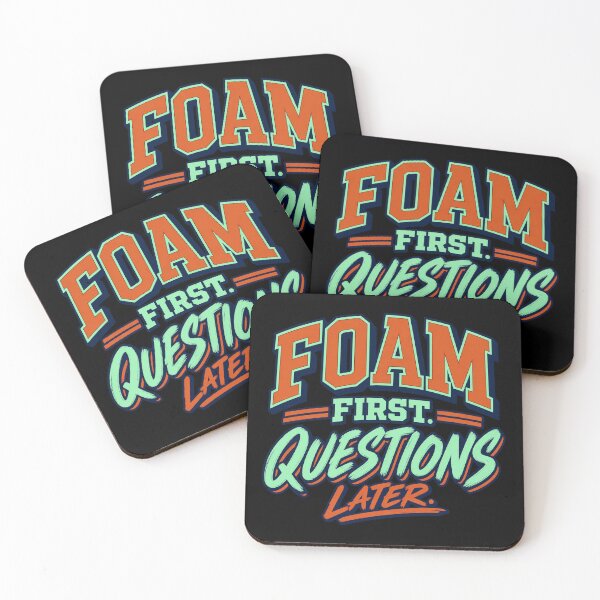 Item preview, Foam First Questions Later Car Wash Humor designed and sold by PWD-Design.