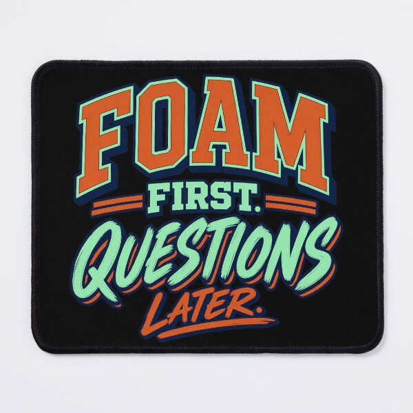 Item preview, Foam First Questions Later Car Wash Humor designed and sold by PWD-Design.