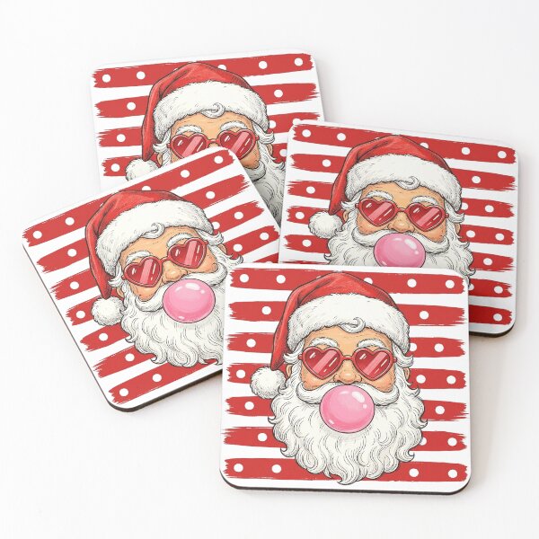Item preview, Cool Santa Bubblegum – Funny Christmas Design designed and sold by BackTWO.