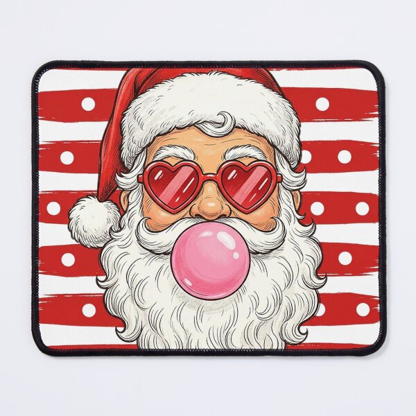 Item preview, Cool Santa Bubblegum – Funny Christmas Design designed and sold by BackTWO.