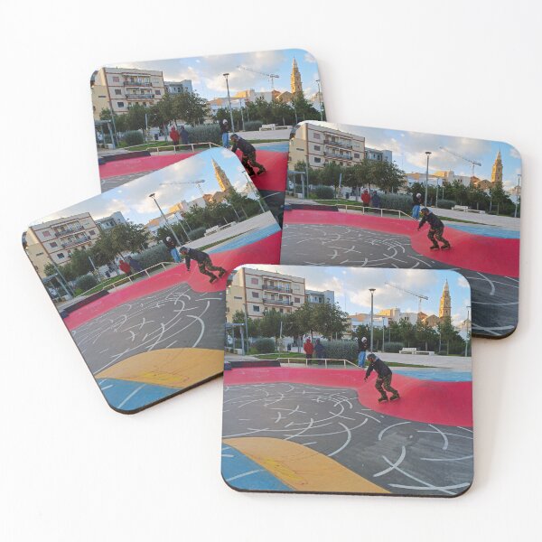 Item preview, Urban Inline Skating at Colorful City Skatepark - Street Culture & Action designed and sold by EpicVistas.