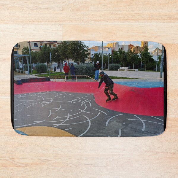 Item preview, Urban Inline Skating at Colorful City Skatepark - Street Culture & Action designed and sold by EpicVistas.