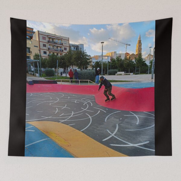 Item preview, Urban Inline Skating at Colorful City Skatepark - Street Culture & Action designed and sold by EpicVistas.