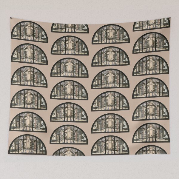 Item preview, The stained glass window of the Kirche am Steinhof  designed and sold by stevepaint.