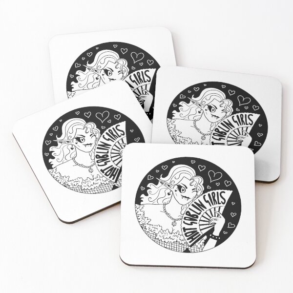 Item preview, Hot Goblin Girls black and white designed and sold by TheDoodlemancer.