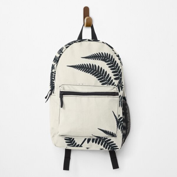 Item preview, Large Fern Silhouette - Charcoal and Warm Ivory Botanical Print designed and sold by Zaramodo.
