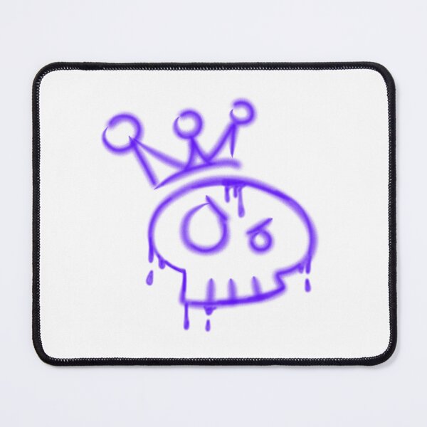 Item preview, Y2k graffiti skull with crown designed and sold by YaroshMaria.