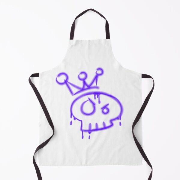 Item preview, Y2k graffiti skull with crown designed and sold by YaroshMaria.