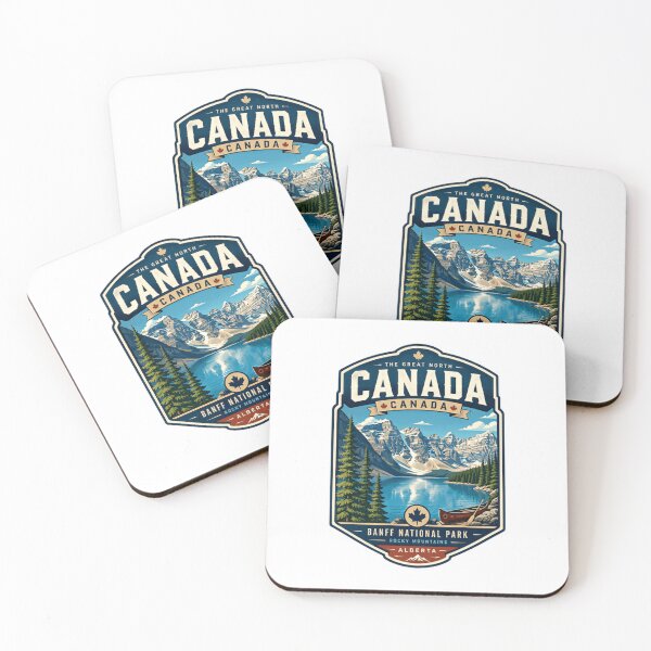 Item preview, The Great North Canada Banff National Park Rocky Mountains Alberta Travel Souvenir designed and sold by Star3NowForMe.