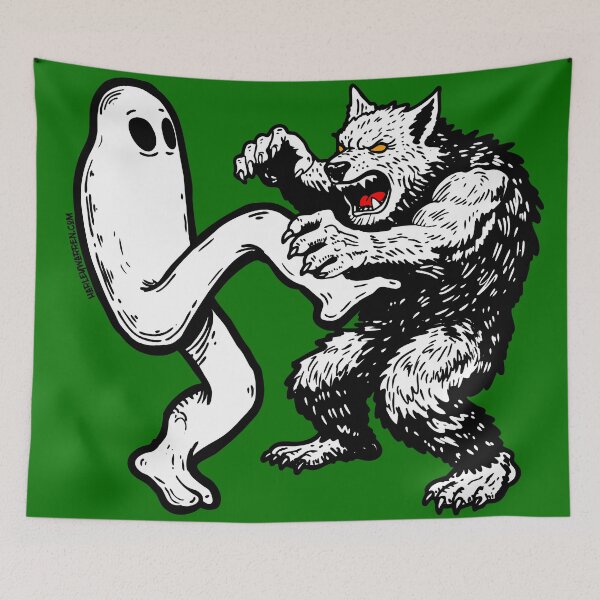 Item preview, Fresno Nightcrawler vs. Michigan Dogman designed and sold by HarleyWarren.