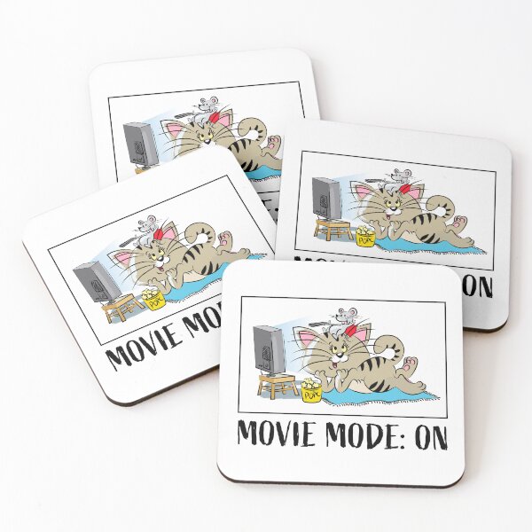 Item preview, Movie Mode On Cat and Mouse designed and sold by Ekaterina  Biserova.