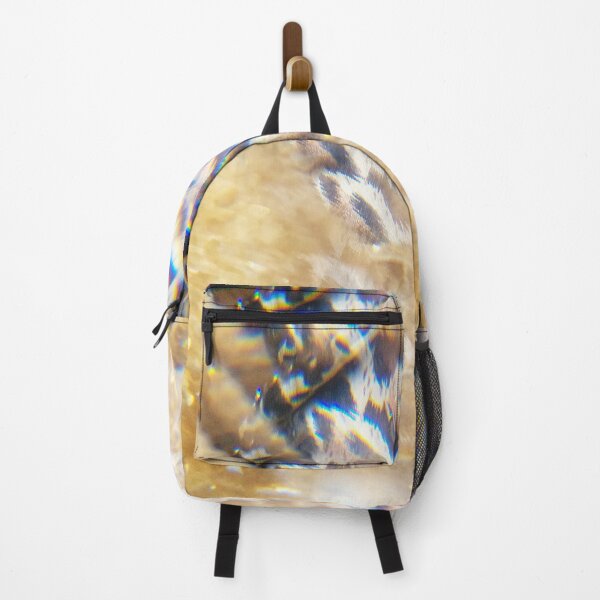 Item preview, Golden Honeycomb & Coral: Luminous Microscopic Textures & Prismatic Light Art designed and sold by ElionSolis.