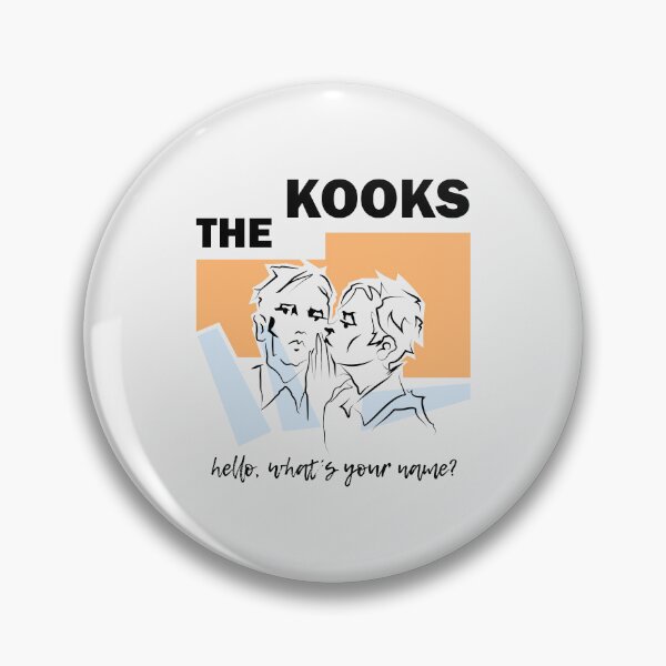 Item preview, The Kooks – Indie Rock Line Art Shirt – “Hello, What’s Your Name?” Minimalist Album‑Style Design designed and sold by FULLER FACTORY.