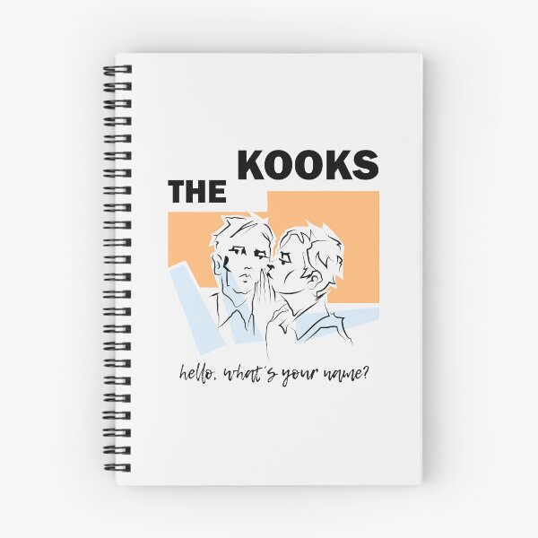 Item preview, The Kooks – Indie Rock Line Art Shirt – “Hello, What’s Your Name?” Minimalist Album‑Style Design designed and sold by FULLER FACTORY.