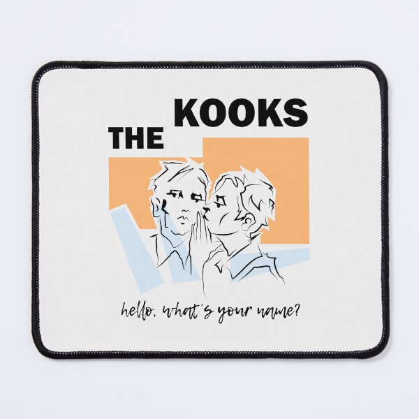 Item preview, The Kooks – Indie Rock Line Art Shirt – “Hello, What’s Your Name?” Minimalist Album‑Style Design designed and sold by FULLER FACTORY.